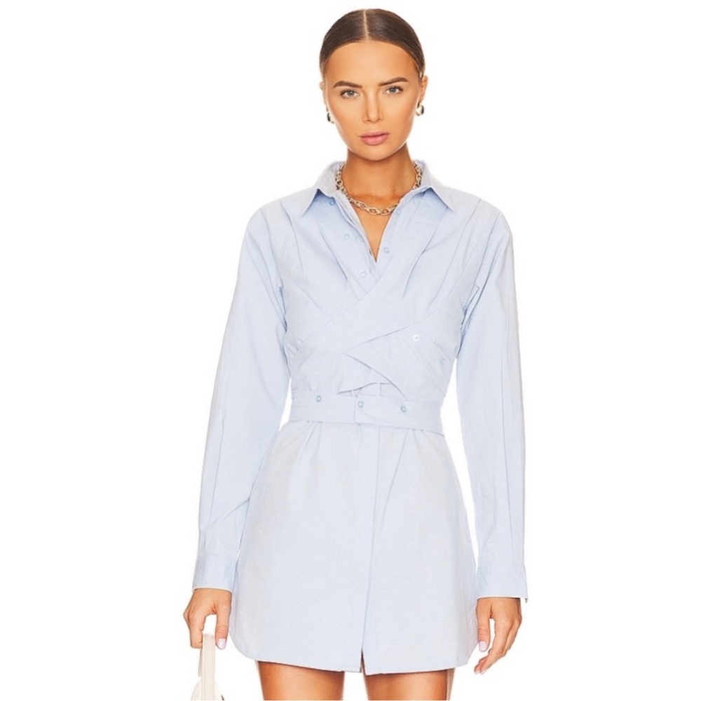 Dixie wrap shirt dress XS